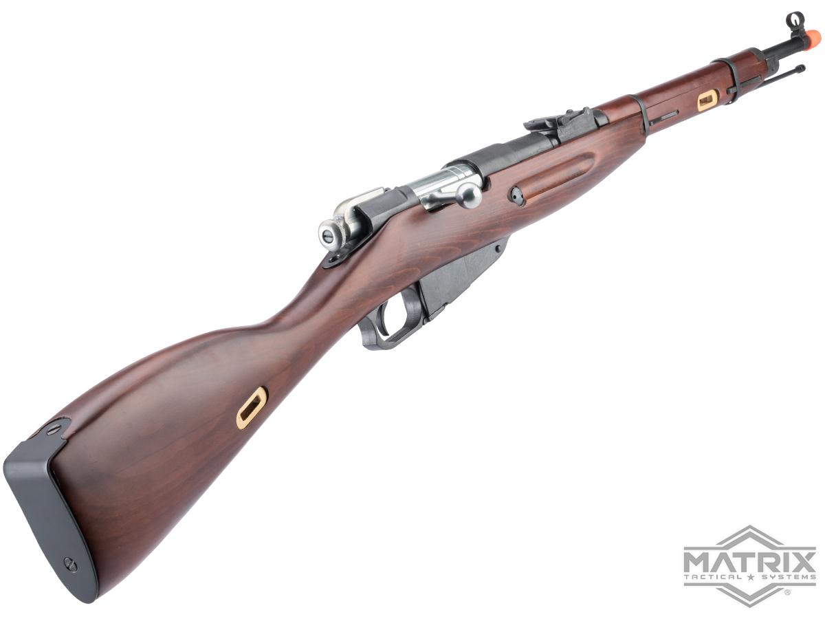 S&T Mosin Nagant Bolt Action Airsoft Rifle w/ Real Wood Furniture (Model: M1938) - Image 2