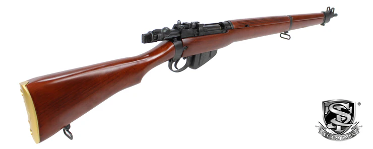 S&T Lee Enfield No.4 Mk I Bolt Action Rifle w/ Real Wood Stock